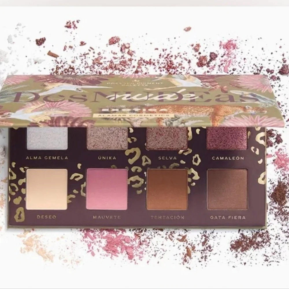 NIB ALAMAR COSMETICS DESNUDEAS Exotica Eyeshadow Pressed Pigment Palette